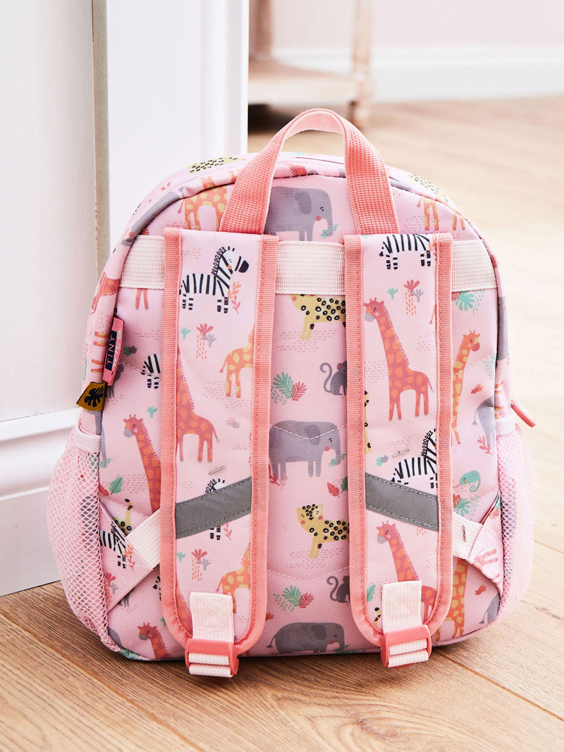 My 1st Years personalised pink safari backpack medium - British product