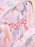 My 1st Years personalised pink safari backpack medium - British product
