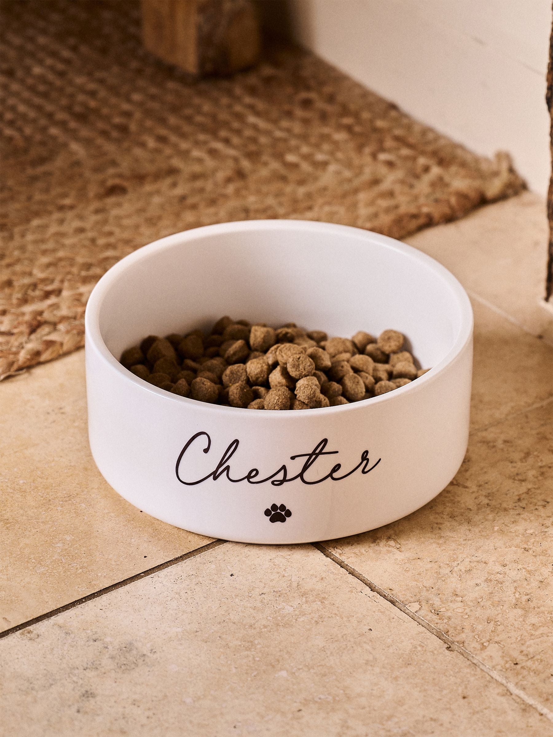 No Ordinary Gift paw print pet bowl 15cm - British product