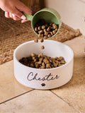 No Ordinary Gift paw print pet bowl 15cm - British product