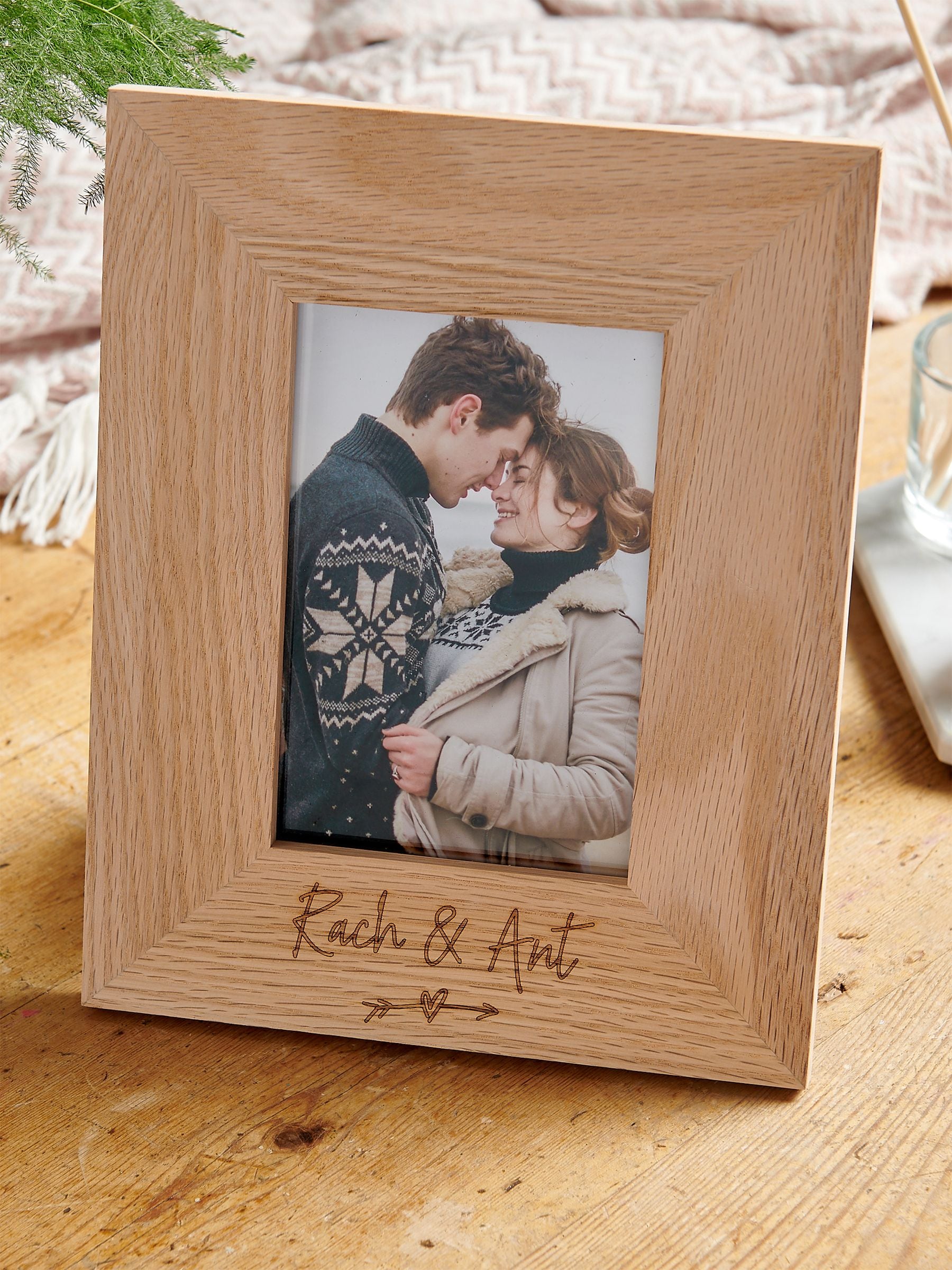 No Ordinary Gift wooden wedding photo frame - British product