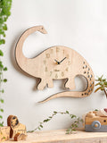 No Ordinary Gift personalised wooden diplodocus clock - British product
