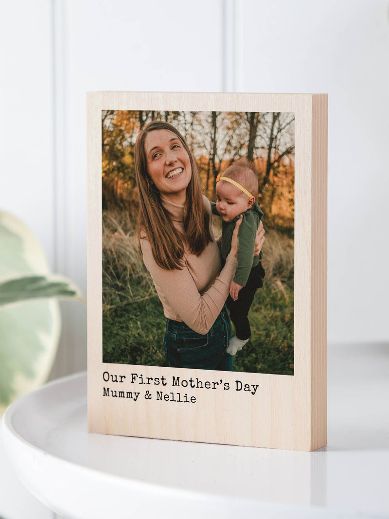 No Ordinary Gift personalised photo block 10.5x17cm, imported from the UK