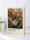 No Ordinary Gift personalised photo block 10.5x17cm, imported from the UK
