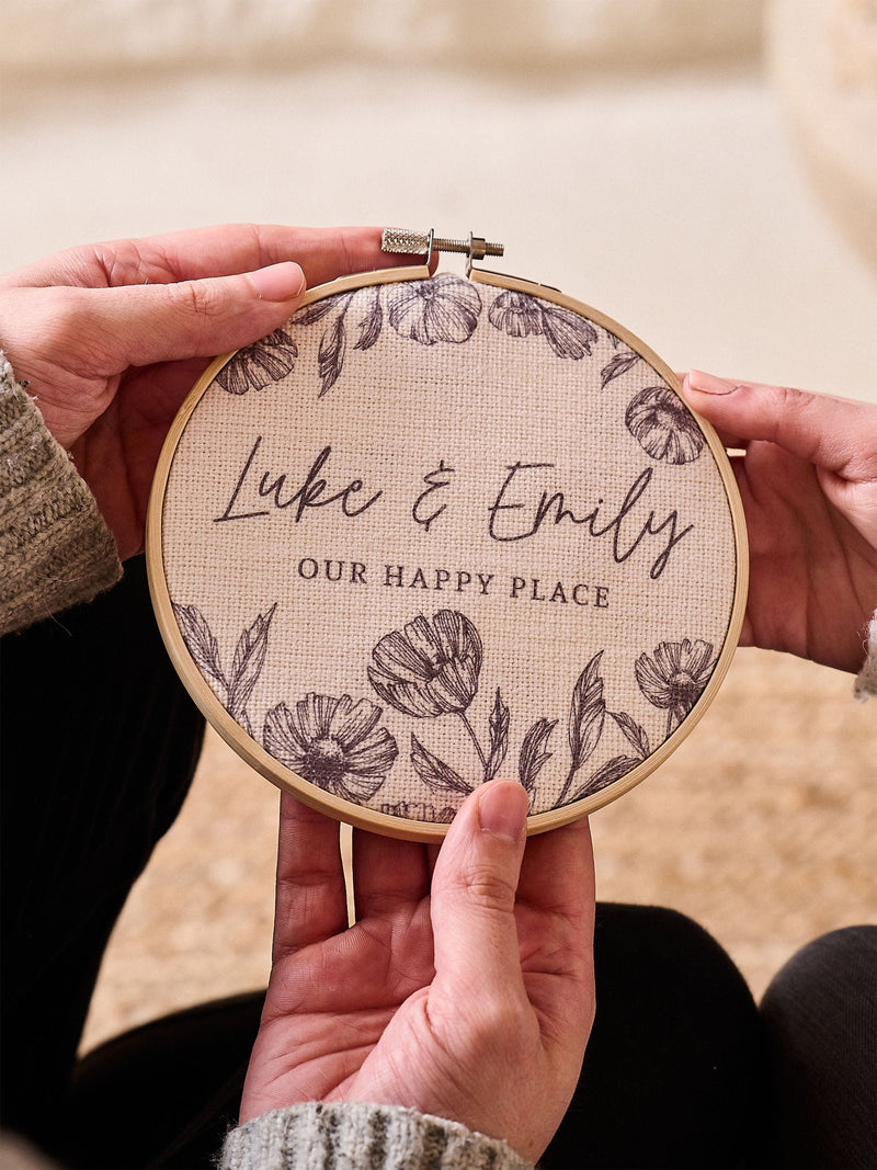 No Ordinary Gift personalised hoop 6 inch (British brand)
