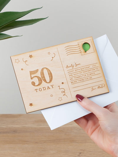 Next No Ordinary Gift Personalised Big Birthday Postcard 14.5 x 10 cm- Buy online at McGrocer