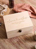 No Ordinary Gift personalised couples keepsake box 27x20x14 cm, imported from the UK