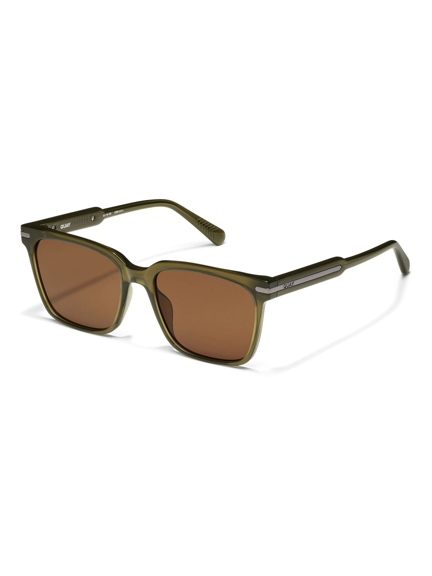 QUAY Green Recap sunglasses, UK version
