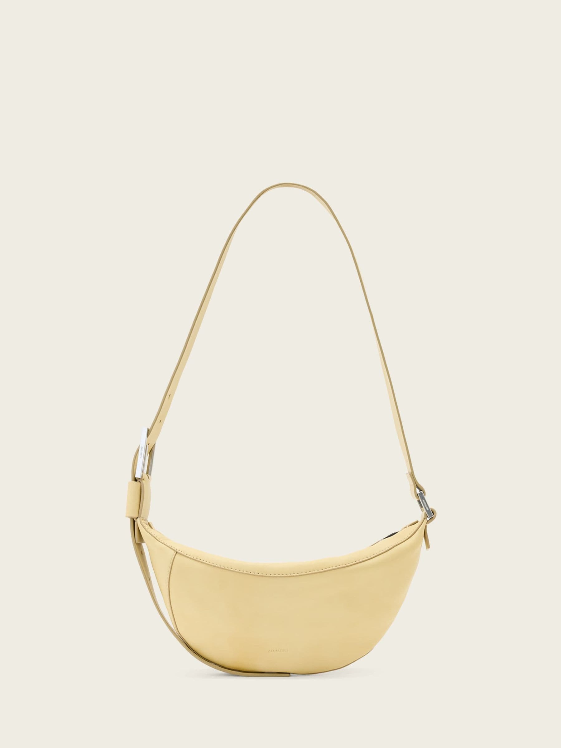 AllSaints yellow Luna cross-body bag (British brand)