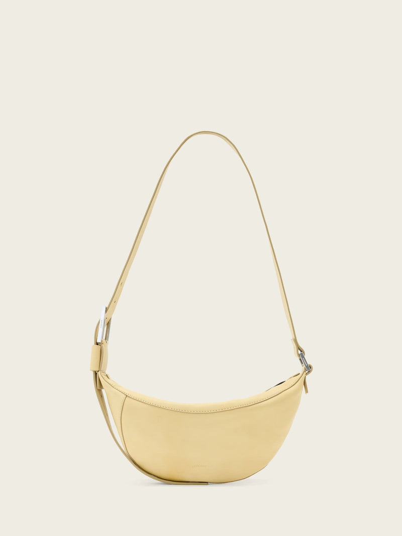 AllSaints yellow Luna cross-body bag (British brand)