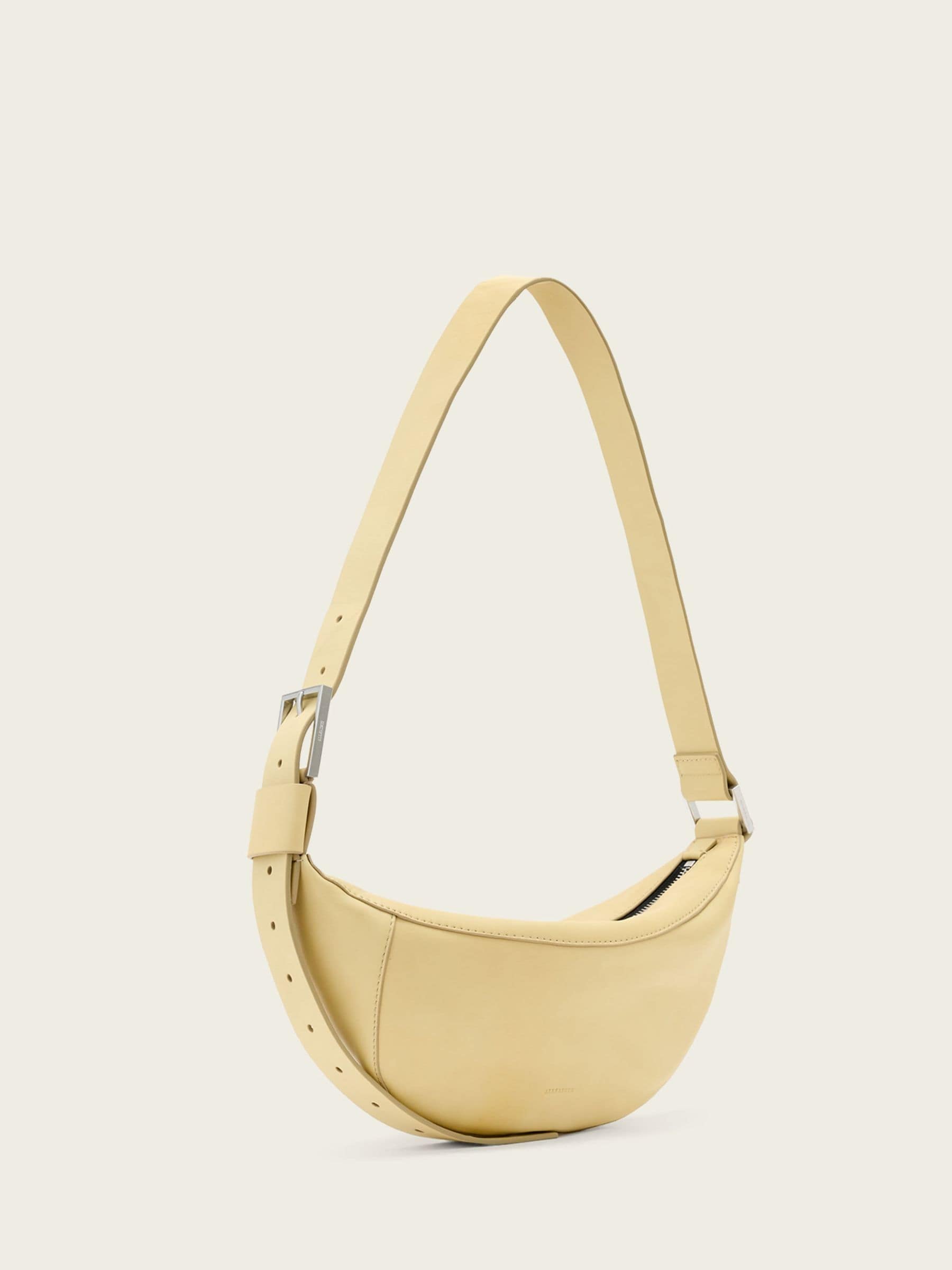 AllSaints yellow Luna cross-body bag (British brand)