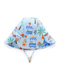 Purebaby Blue Legionaires swim hat, imported from the UK
