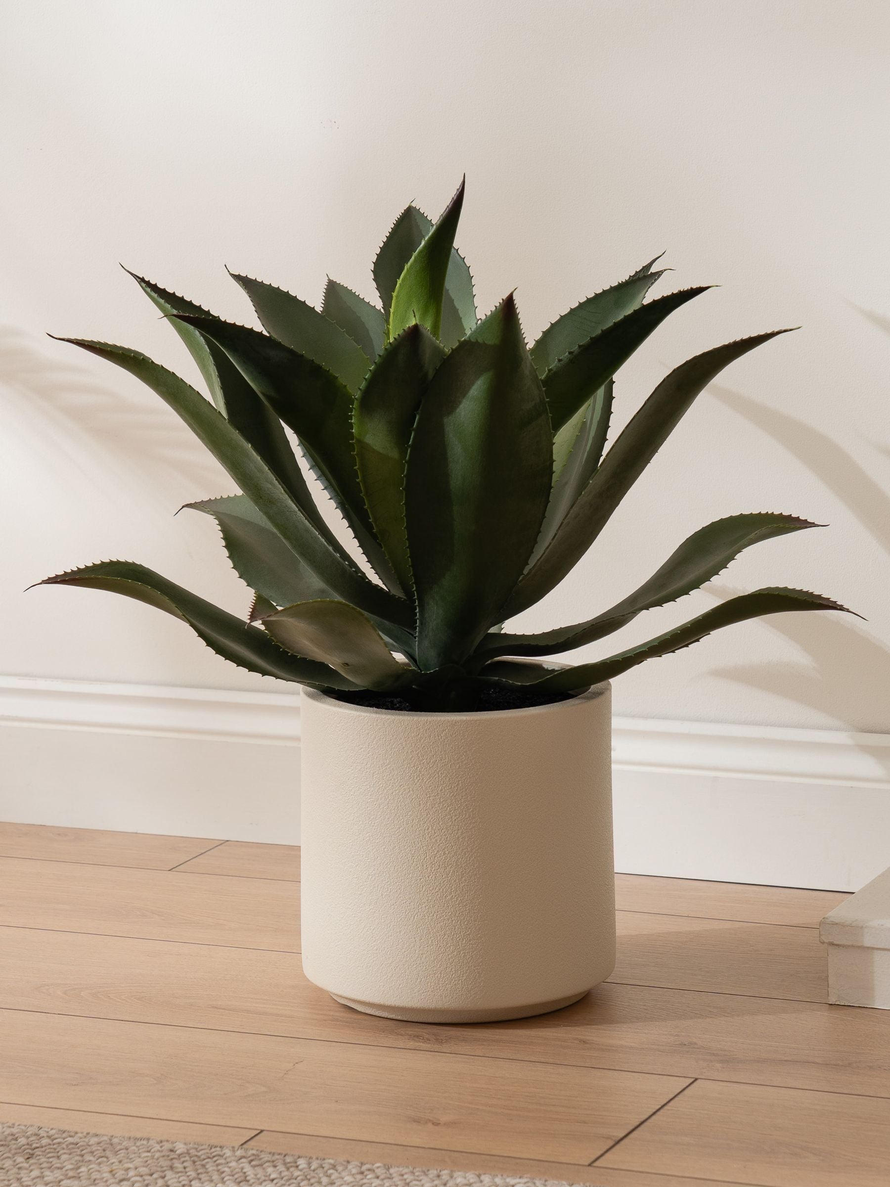 Scottish Everlastings Ltd oversized green artificial agave 57cm - British product