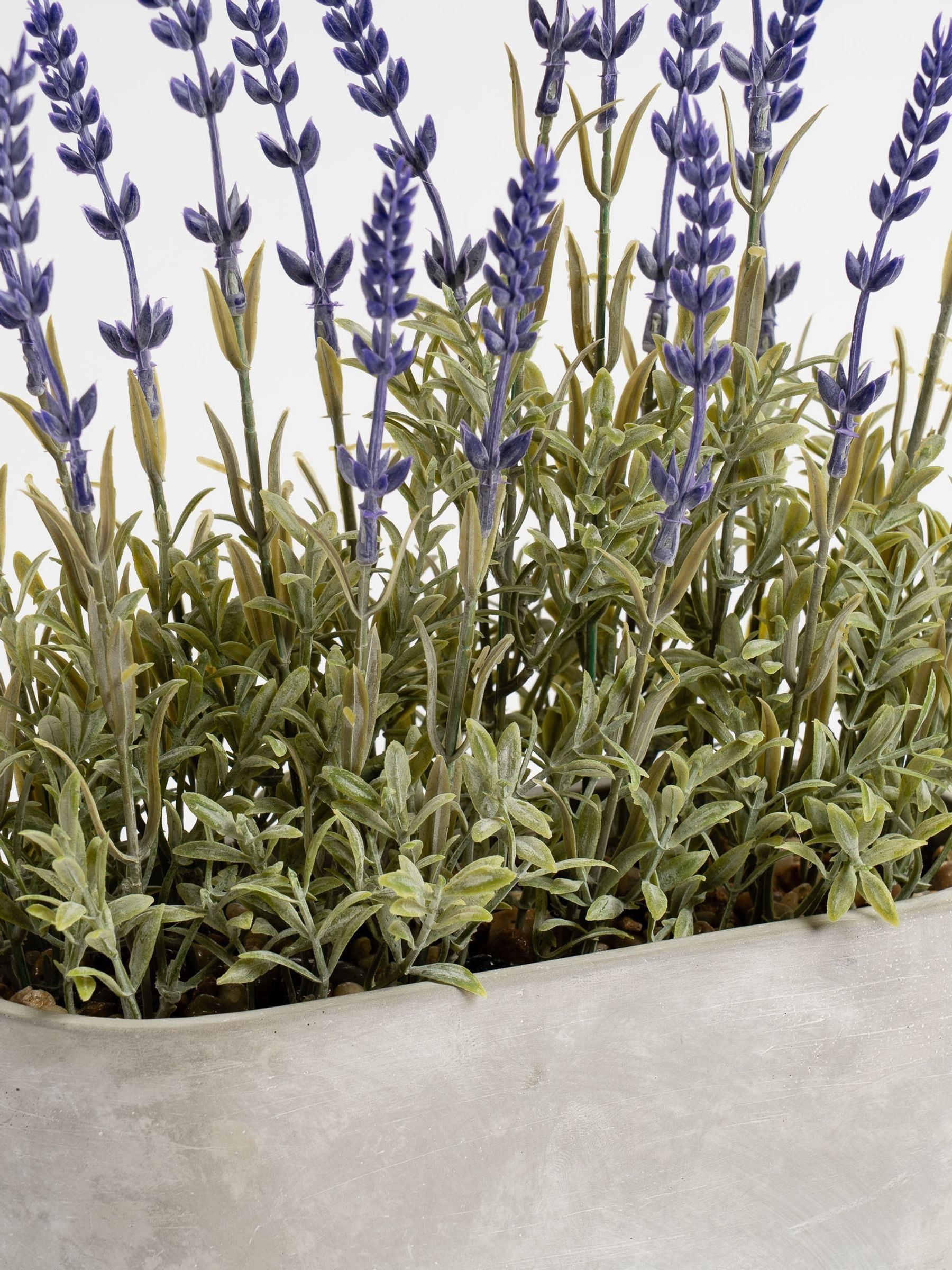 Scottish Everlastings purple artificial lavender arrangement 35cm, imported from the UK