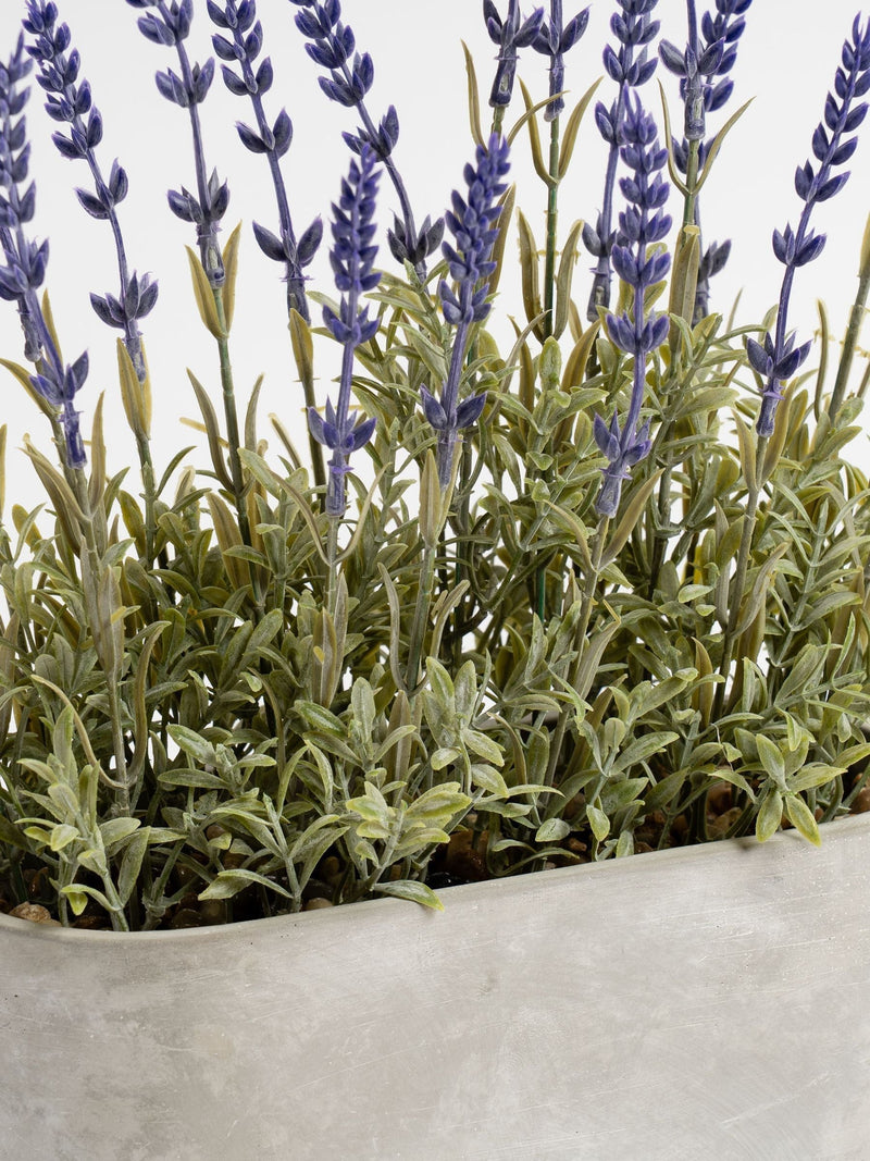 Scottish Everlastings purple artificial lavender arrangement 35cm, imported from the UK