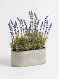 Scottish Everlastings purple artificial lavender arrangement 35cm, imported from the UK