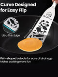Funky Fish stainless steel spatulas set of 2, imported from the UK