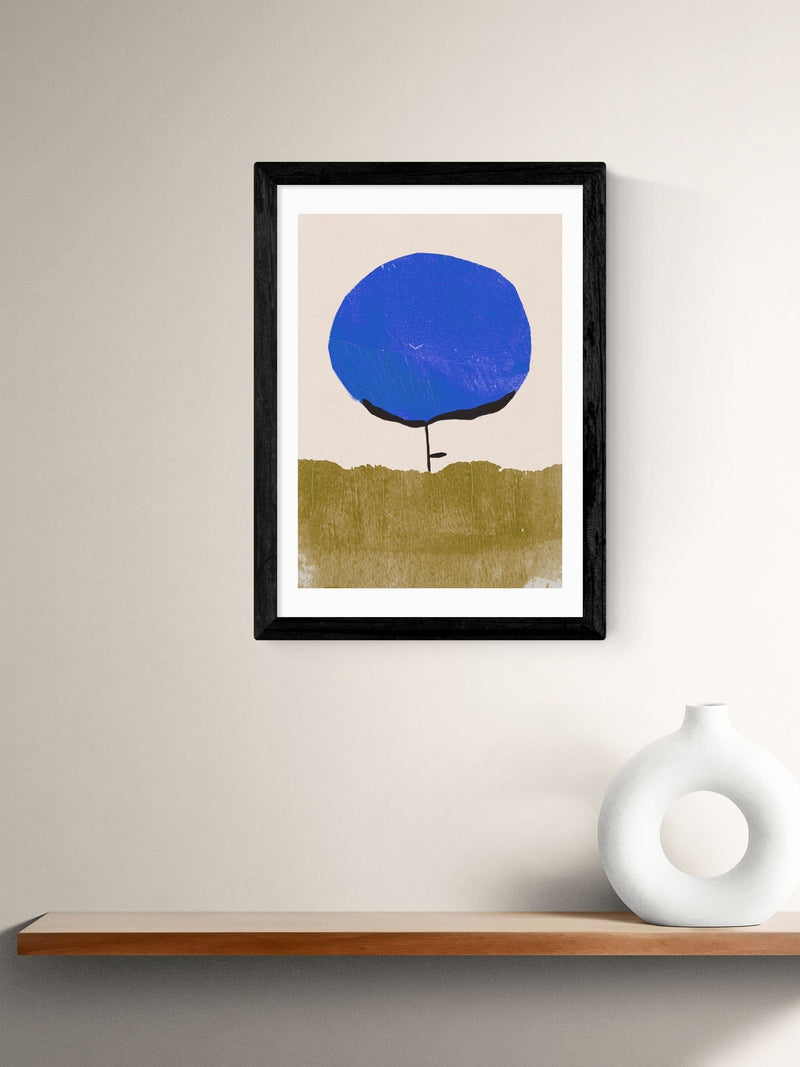 East End Prints Black Flower Wall Art Print by Alisa Galitsyna