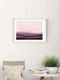 East End Prints White Dusk Wall Art Print by Dan Hobday