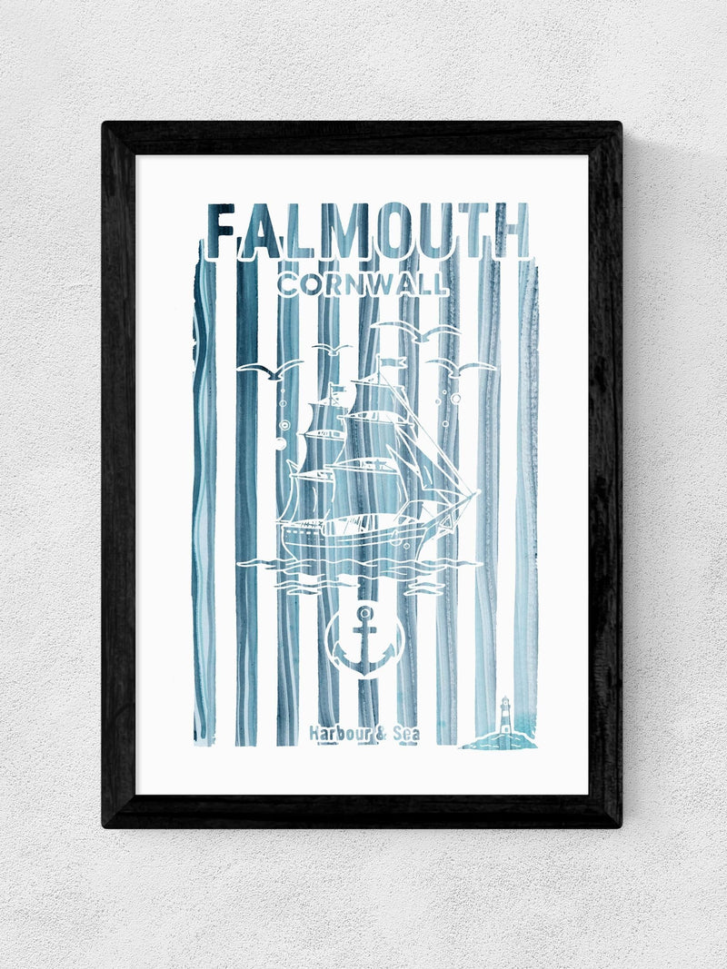 East End Prints Falmouth wall art print (British brand)