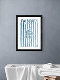 East End Prints Falmouth wall art print (British brand)