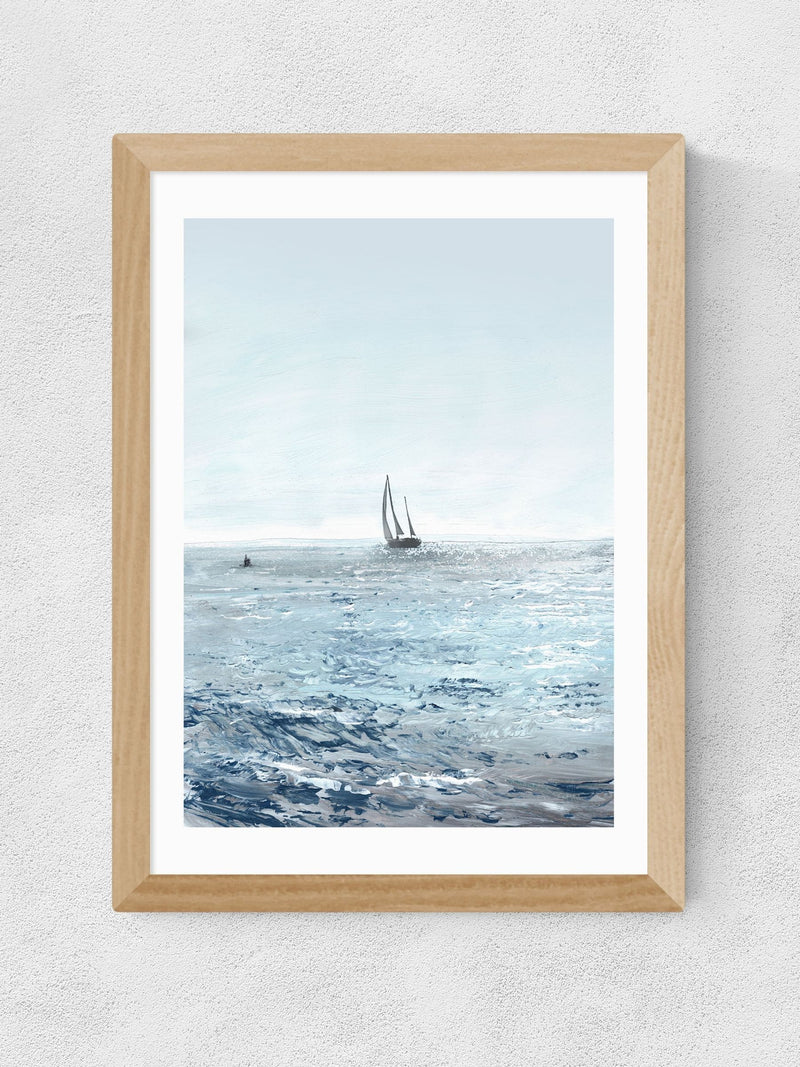 East End Prints Sunlight Bay wall art print, imported from the UK