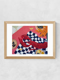 East End Prints Sea View wall art print, imported from the UK