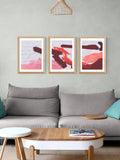 East End Prints Set of 3 Oak Brush Wall Arts Print by Dan Hobday