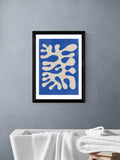 East End Prints Black Shapes Poster Wall Art Print by The Print Republic