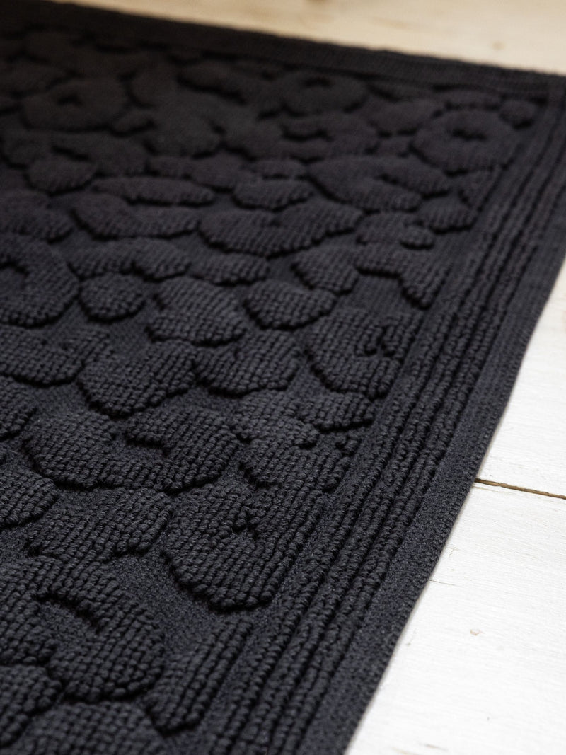 Rockett St George Black Leopard bath mat 50x80cm - British product