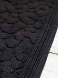 Rockett St George Black Leopard bath mat 50x80cm - British product