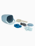 KIDLY by MORI blue foldaway bucket spade beach toy set, UK version