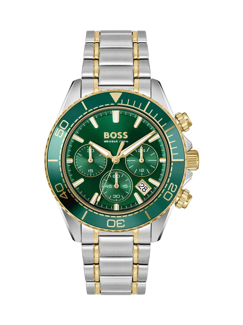 BOSS Sealiner Chrono two tone watch 44mm - British product