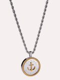 Tommy Hilfiger silver tone nautical necklace 22in (British brand)