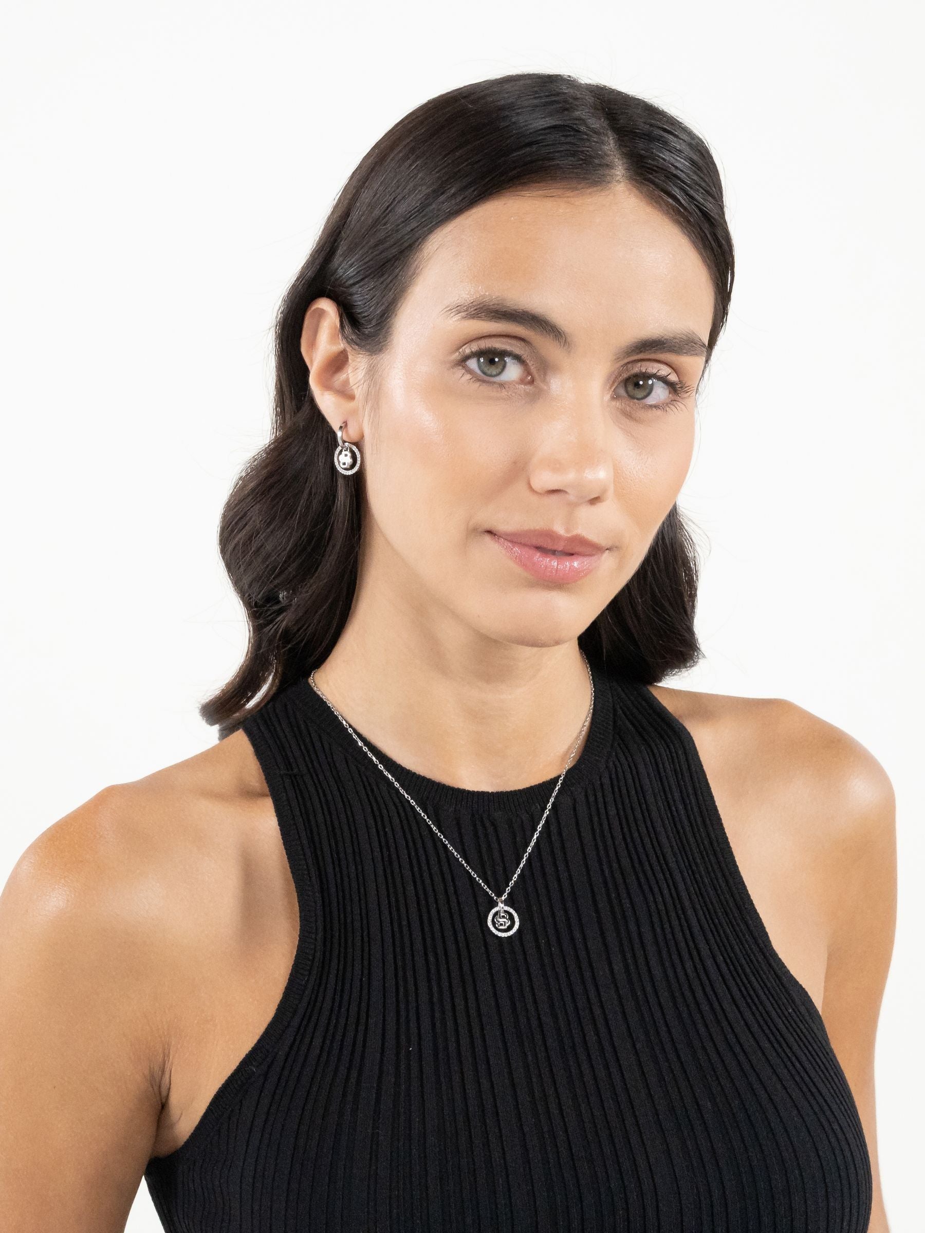 BOSS Double Divine necklace with crystals, imported from the UK