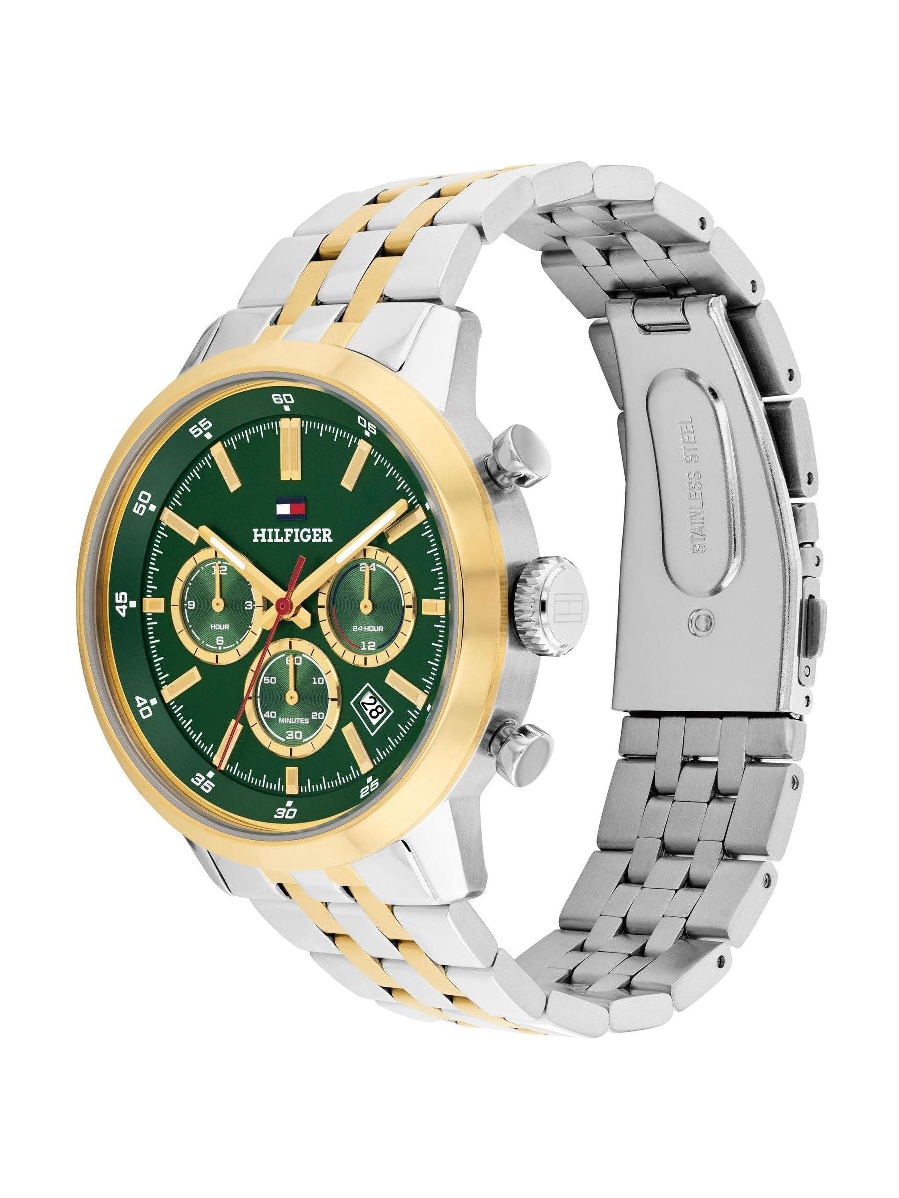 Tommy Hilfiger gold two tone stainless steel watch, imported from the UK