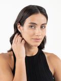 BOSS honey heart stainless steel earrings, silver tone - British product