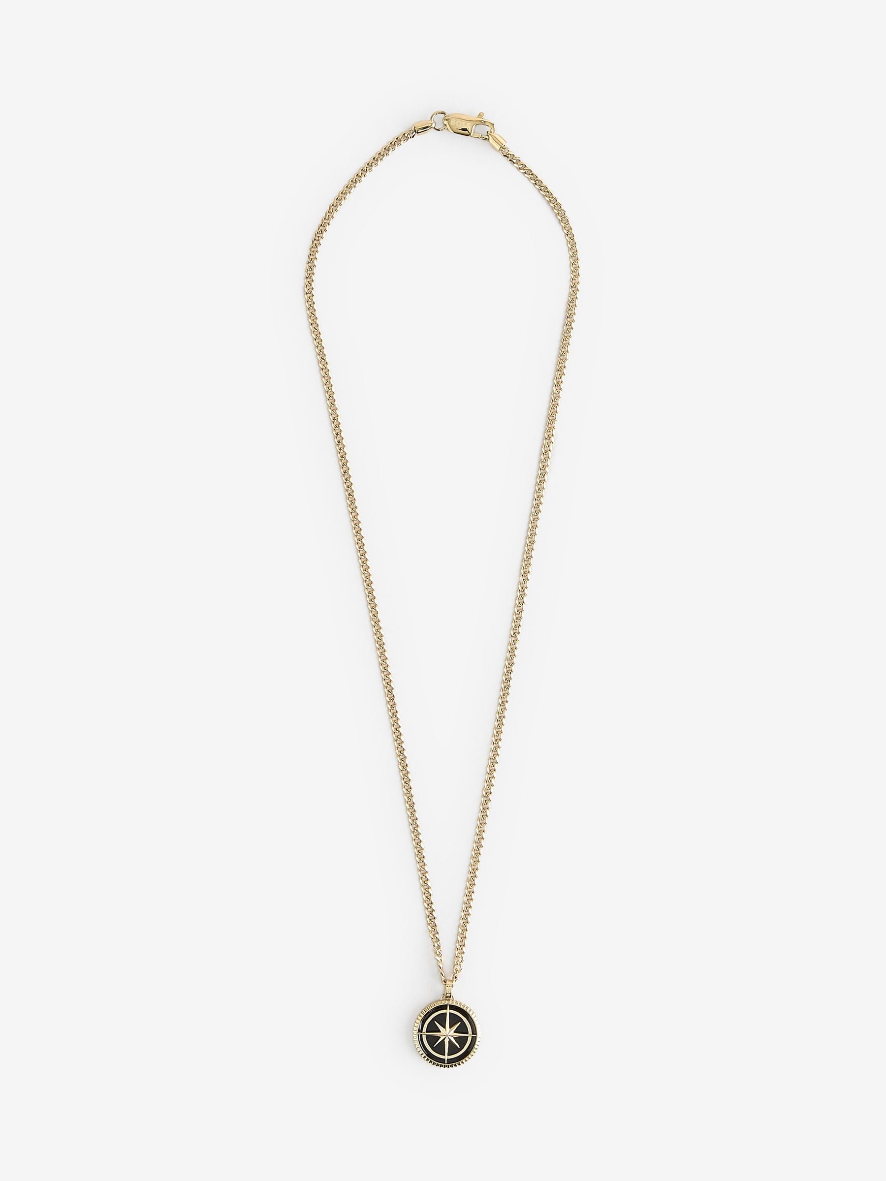 BOSS gold tone North IP necklace 558mm, UK version