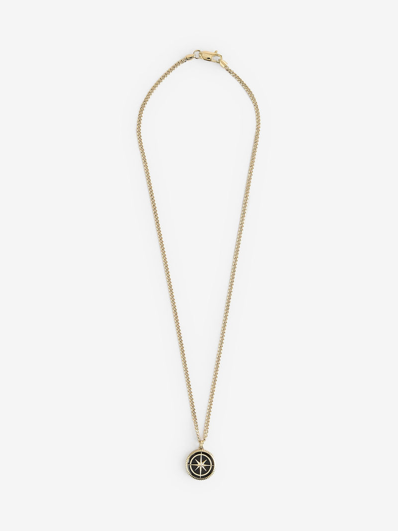 BOSS gold tone North IP necklace 558mm, UK version