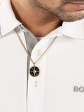 BOSS gold tone North IP necklace 558mm, UK version