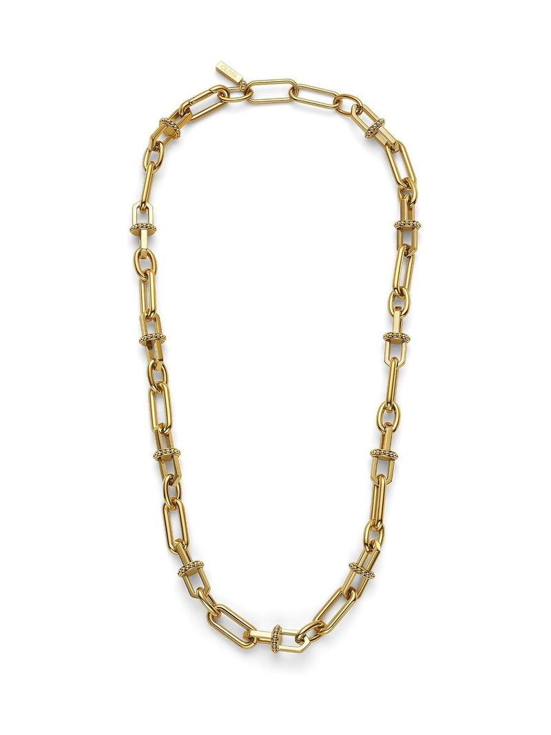 Olivia Burton gold tone anchor link necklace 457mm - British product