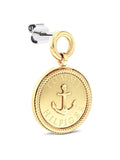 Tommy Hilfiger Earrings Gold Nautical Charm, imported from the UK
