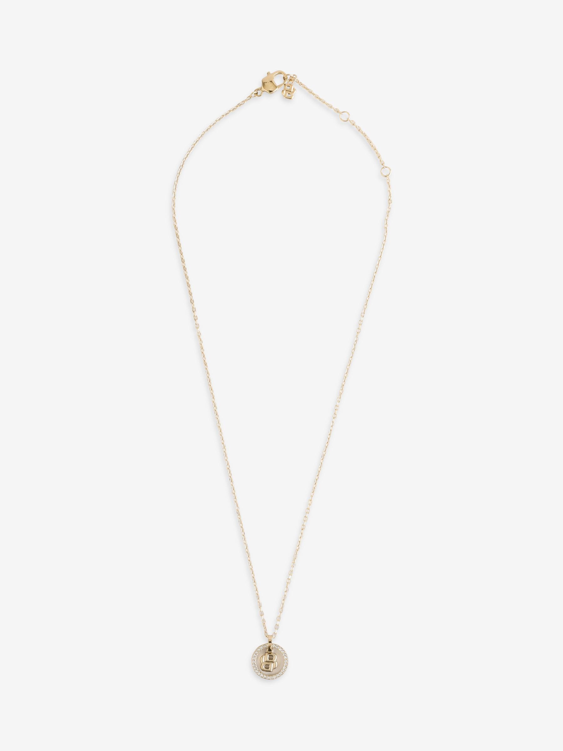 BOSS gold tone Double B Divine necklace 16 inch (British brand)