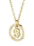 BOSS gold tone Double B Divine necklace 16 inch (British brand)
