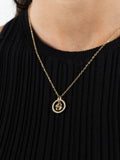 BOSS gold tone Double B Divine necklace 16 inch (British brand)