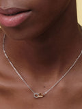 Olivia Burton Kindred Interlink rose gold necklace heart motif - British product