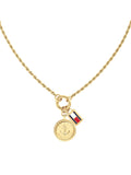 Tommy Hilfiger gold plated nautical charm necklace (British brand)