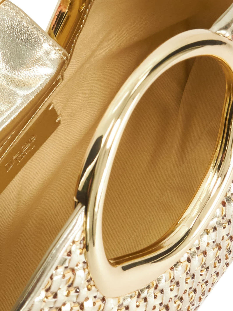 Dune London metallic clutch bag, UK version