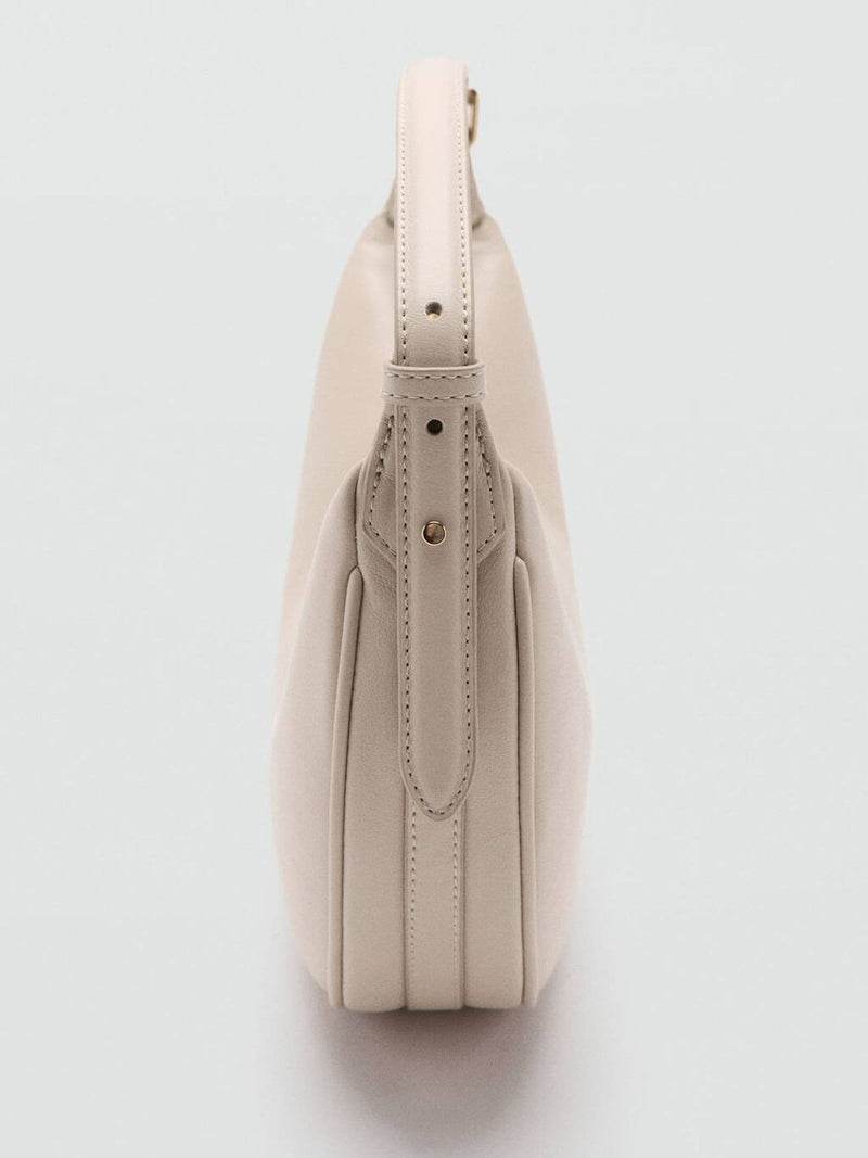 Mango dusky pink shoulder bag faux leather adjustable handle (British brand)