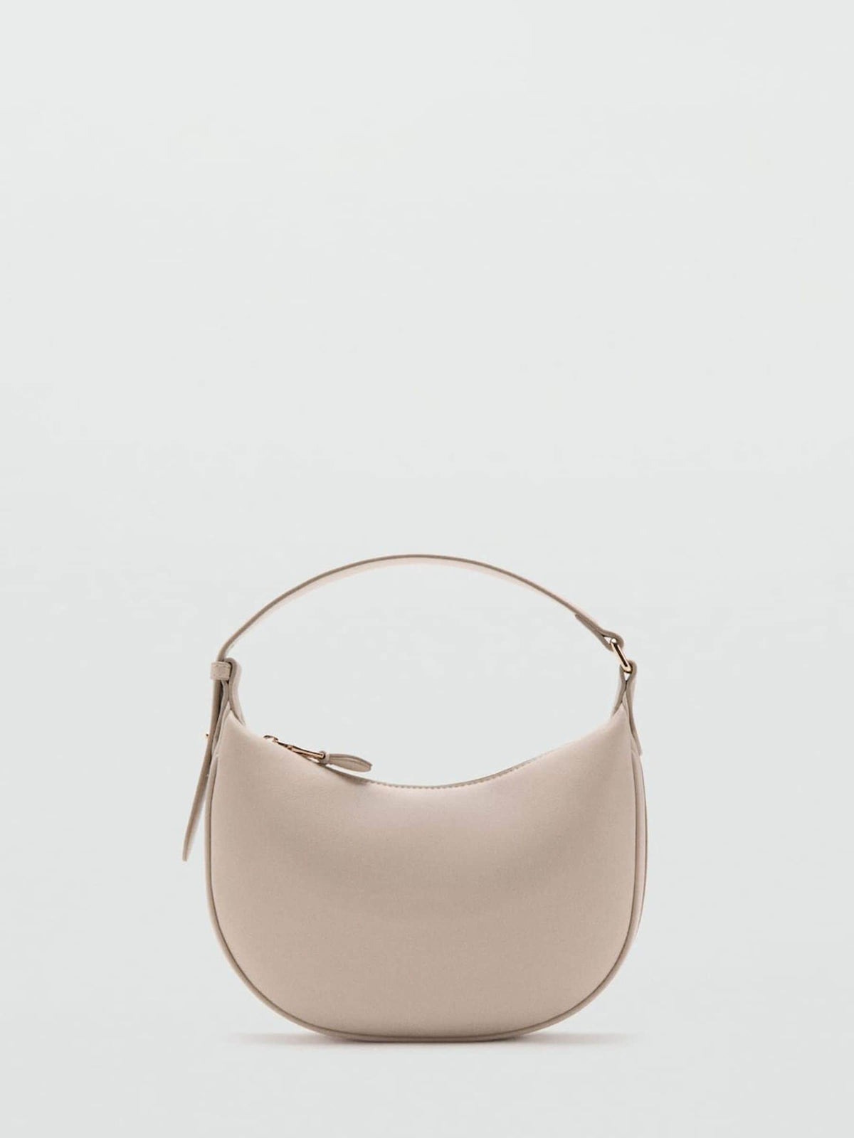 Mango dusky pink shoulder bag faux leather adjustable handle (British brand)